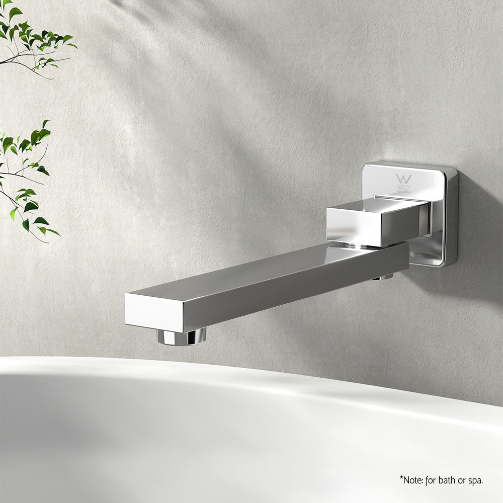 Cefito Wall Bath Tap Swivel Spout Chrome