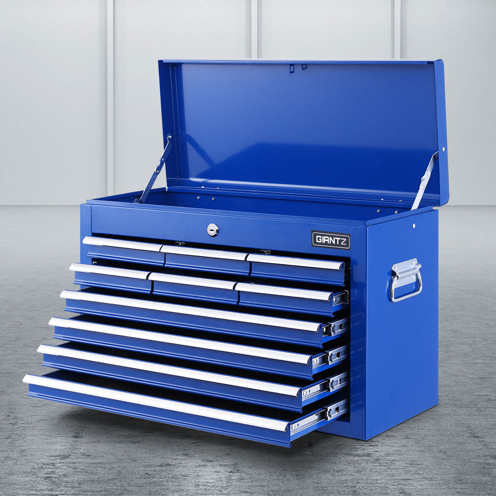 Giantz 10-Drawer Tool Box Cabinet Chest Blue