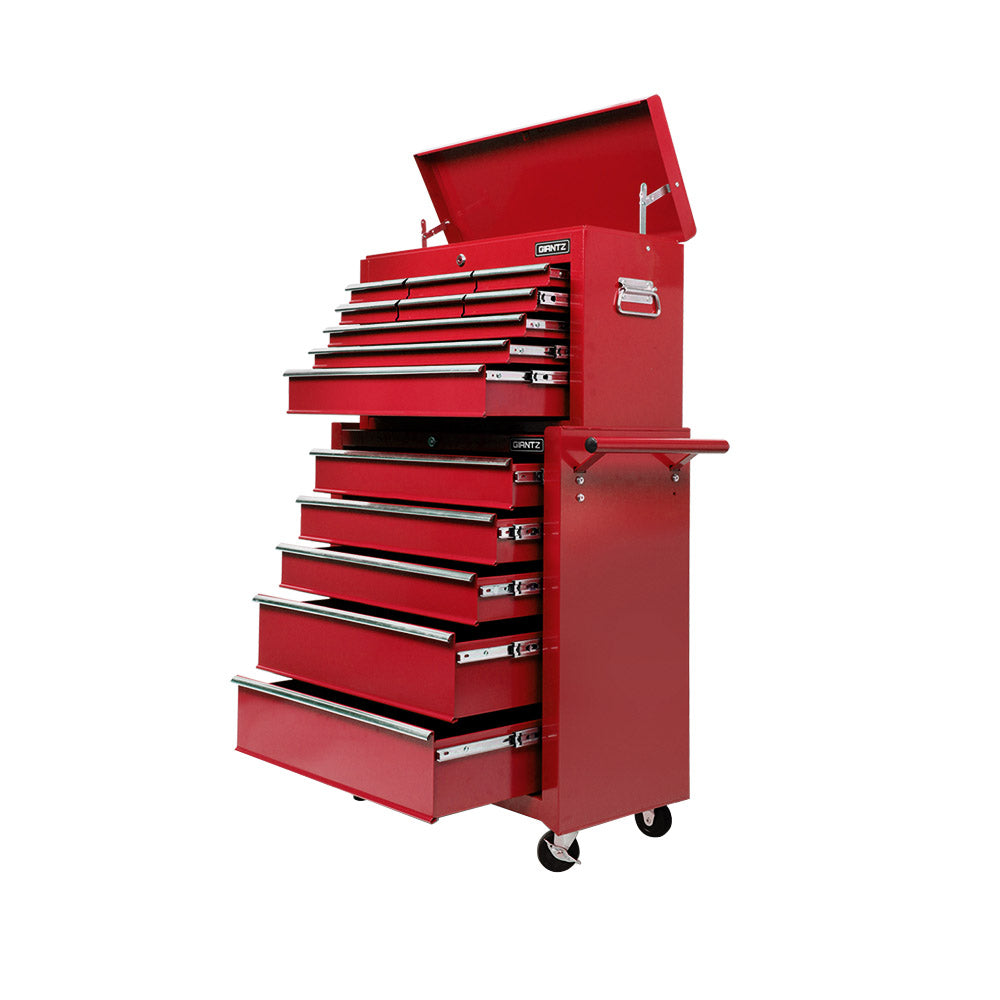 Giantz 14-Drawer Tool Cabinet Trolley Red