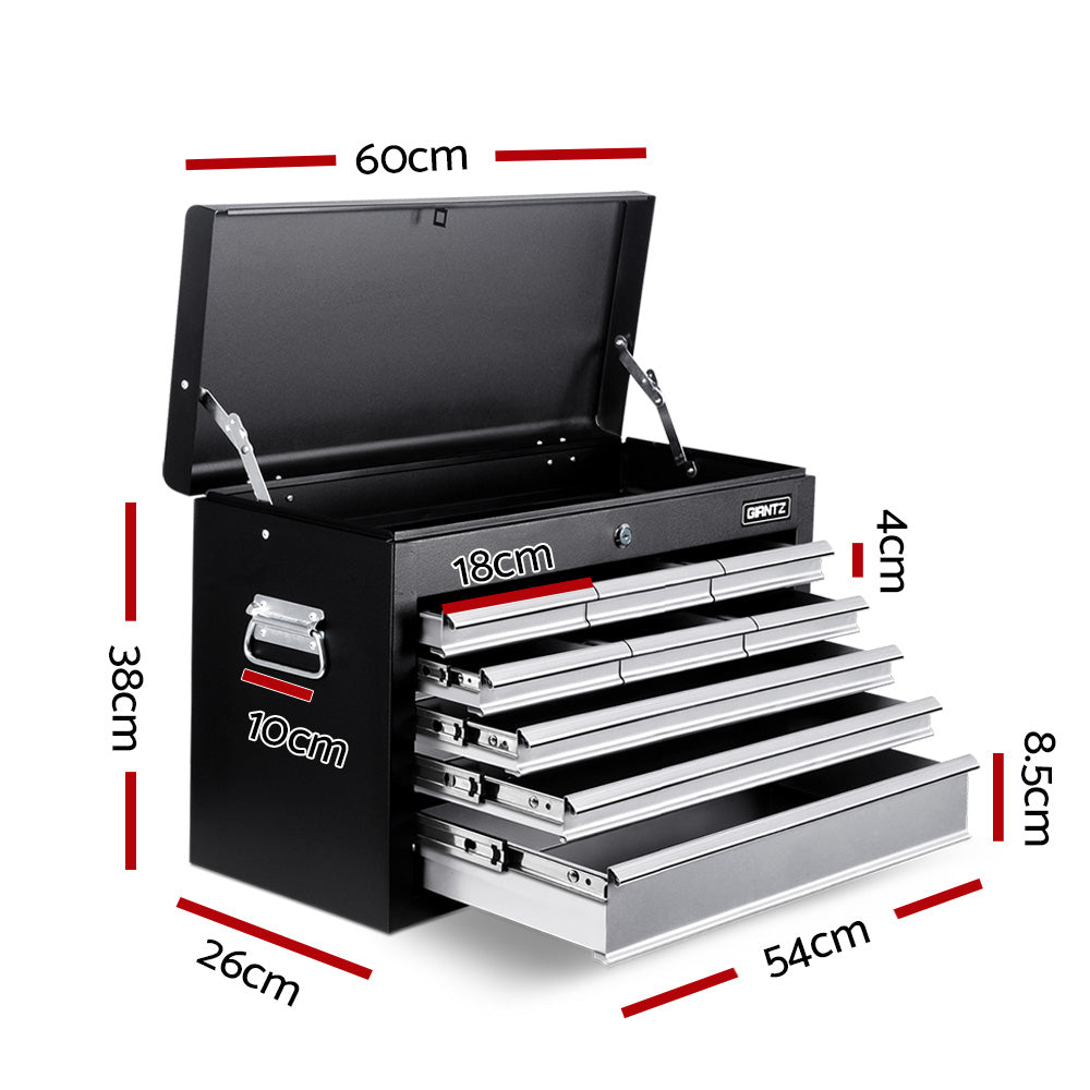 Giantz 9 Drawer Tool Box Cabinet Chest Grey