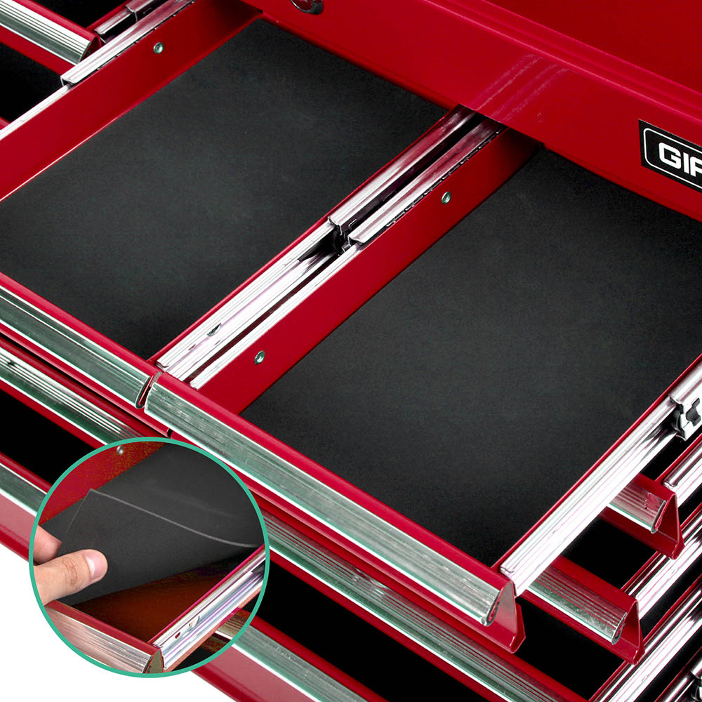 Giantz 9 Drawer Tool Box Cabinet Chest Red