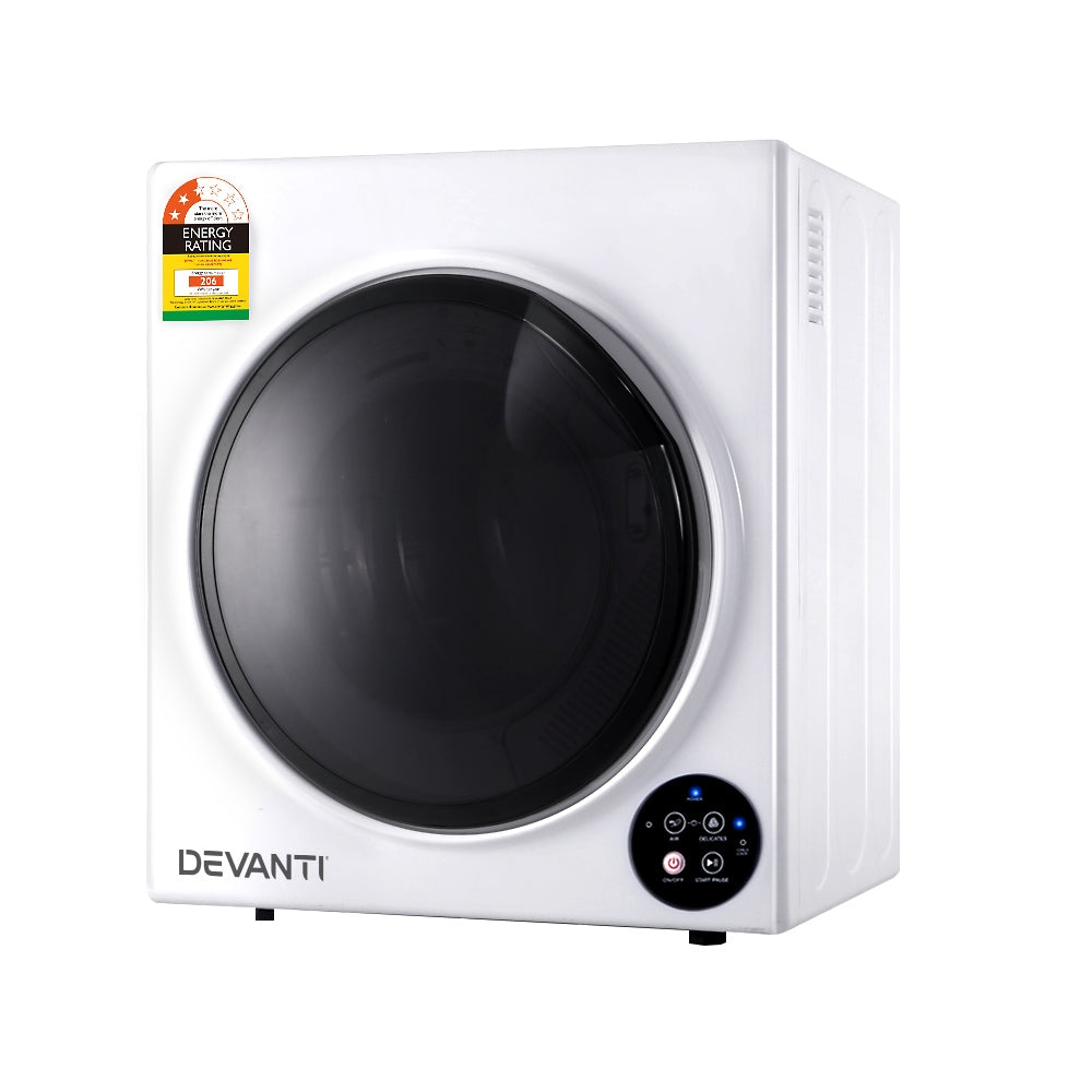Devanti 5kg Tumble Dryer Fully Automatic Black