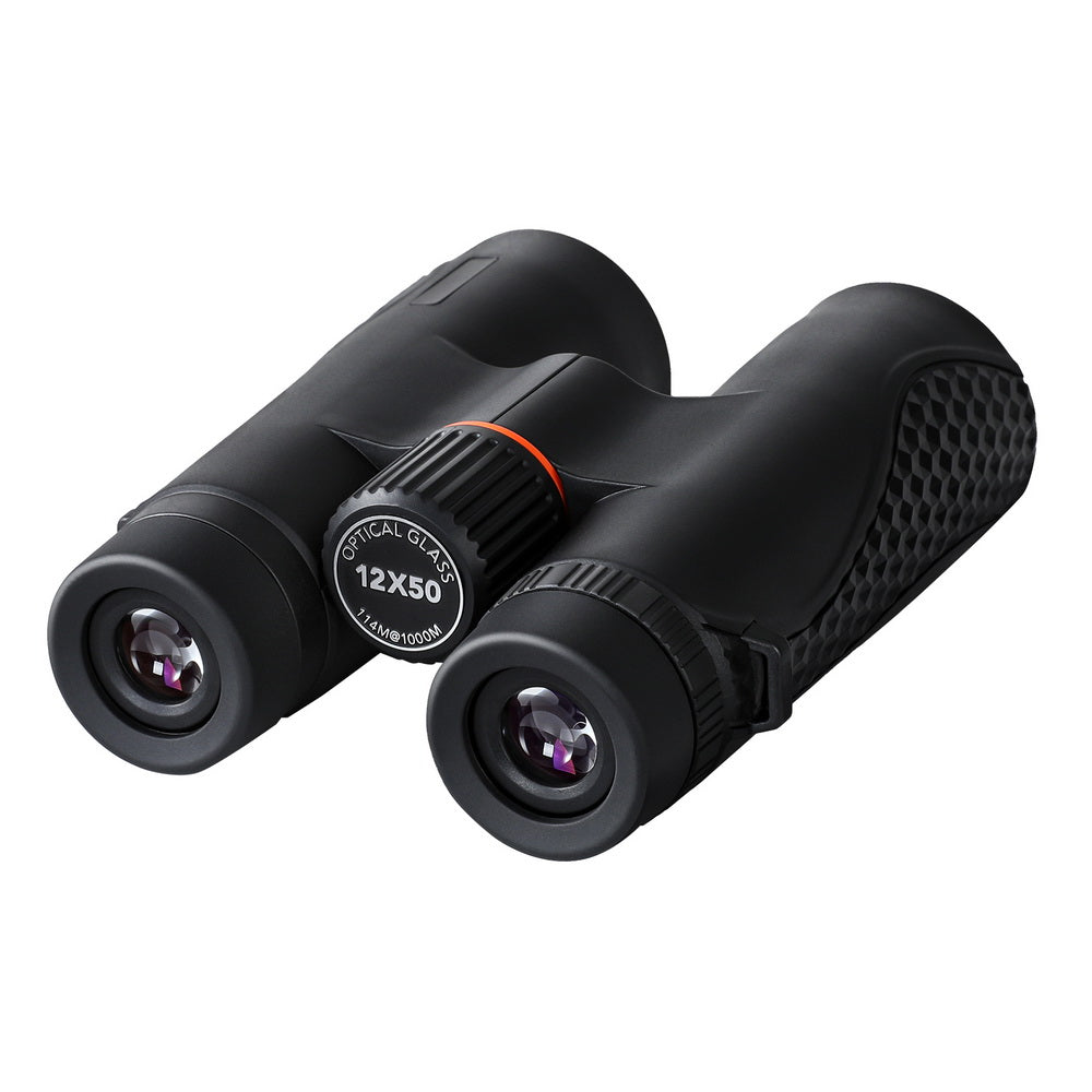HD 12x42 Binoculars Black Water-Resistant Camping Concert