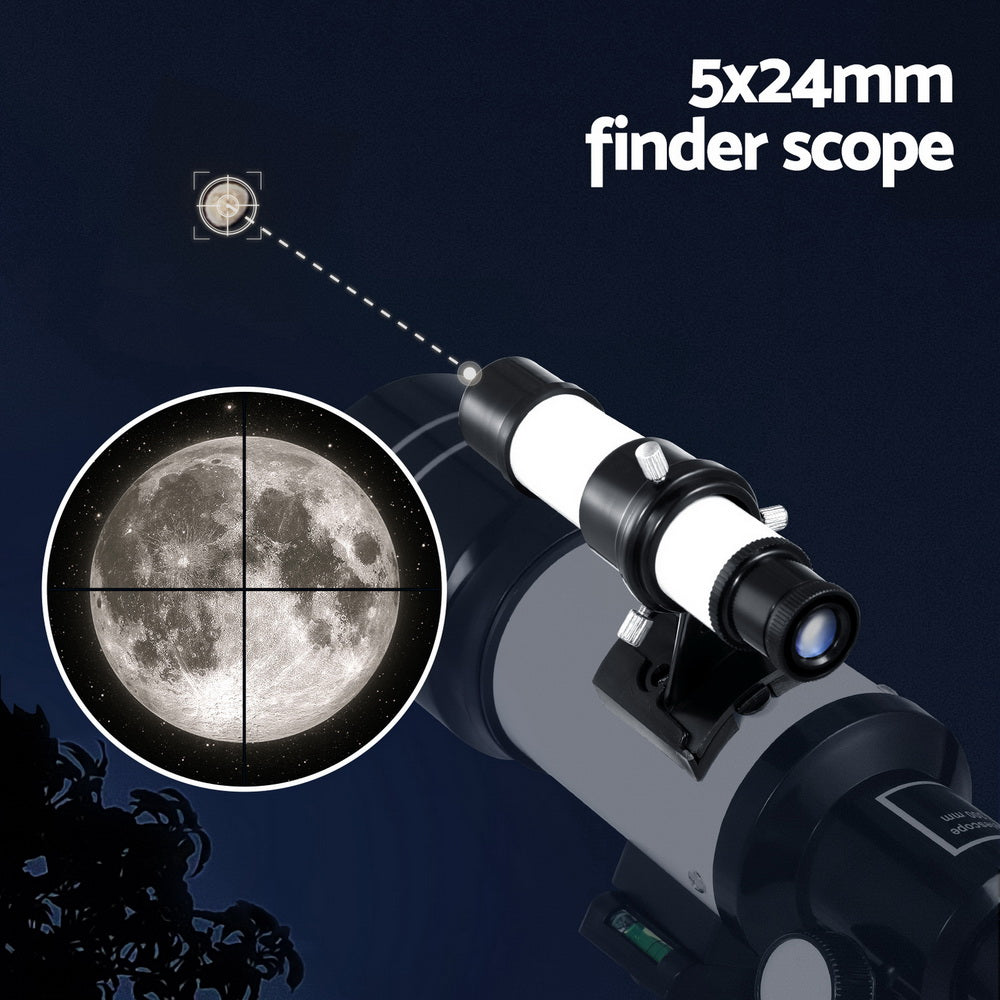 HD 150X Astronomy Telescope Portable with Tripod for Kids & Adults