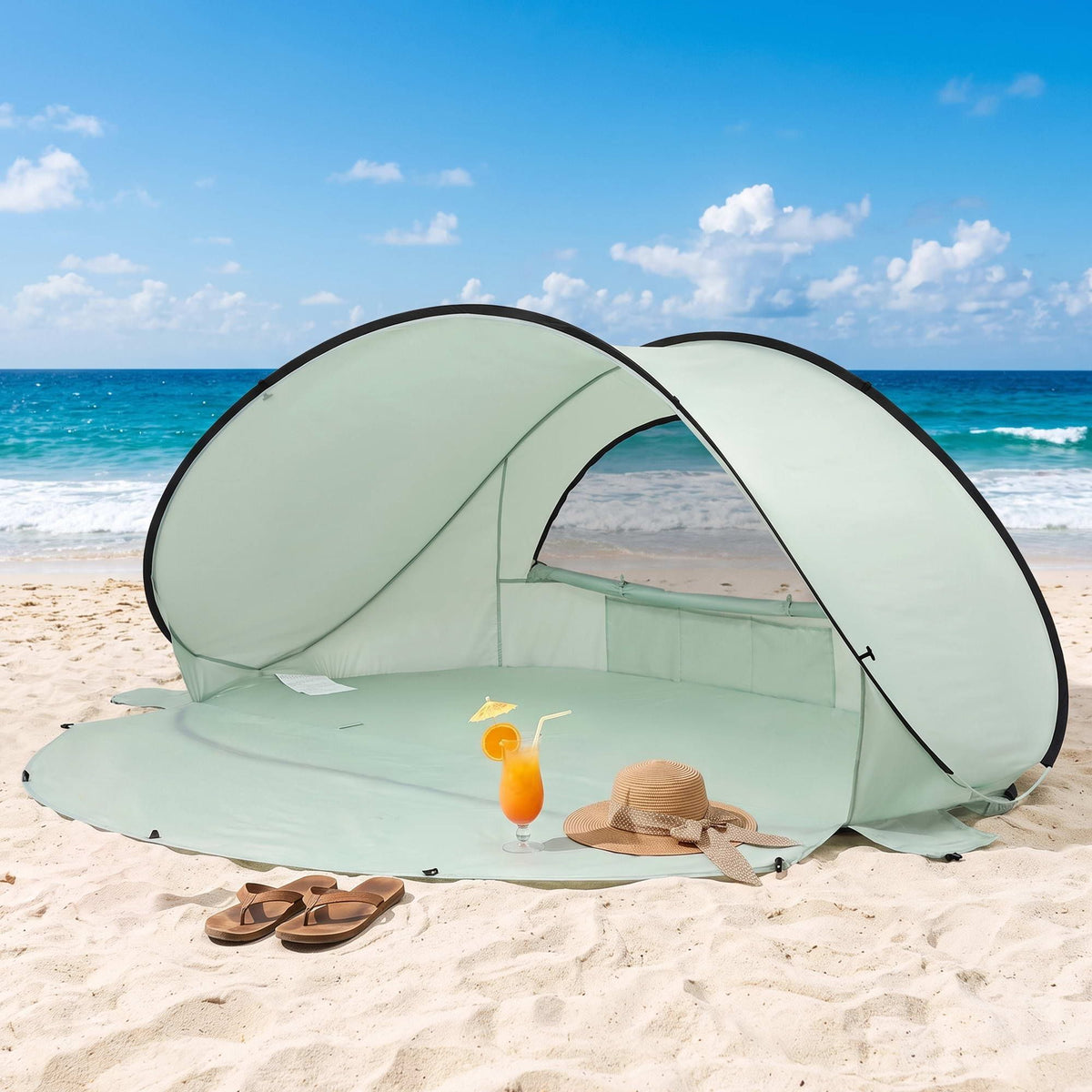 Weisshorn Pop Up Beach Tent UPF 50+ Sun Shade 2-3 Person