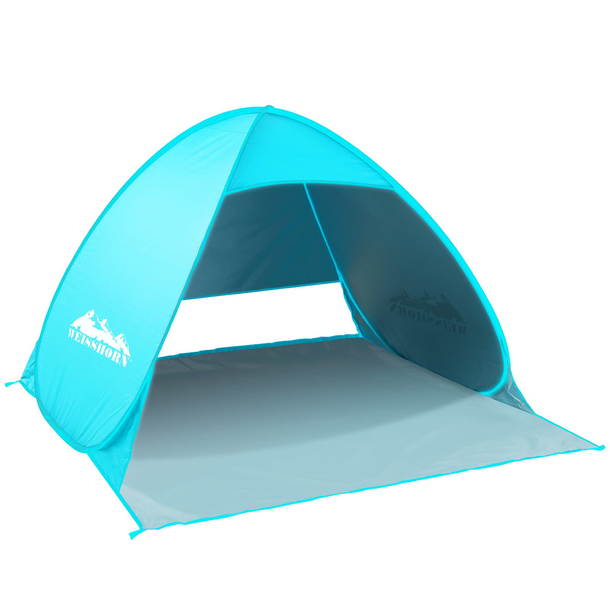 Weisshorn Pop Up Beach Tent 3 Person Camping Sun Shade Shelter