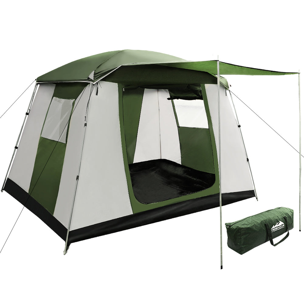 Weisshorn 6-Person Dome Camping Tent Green/White