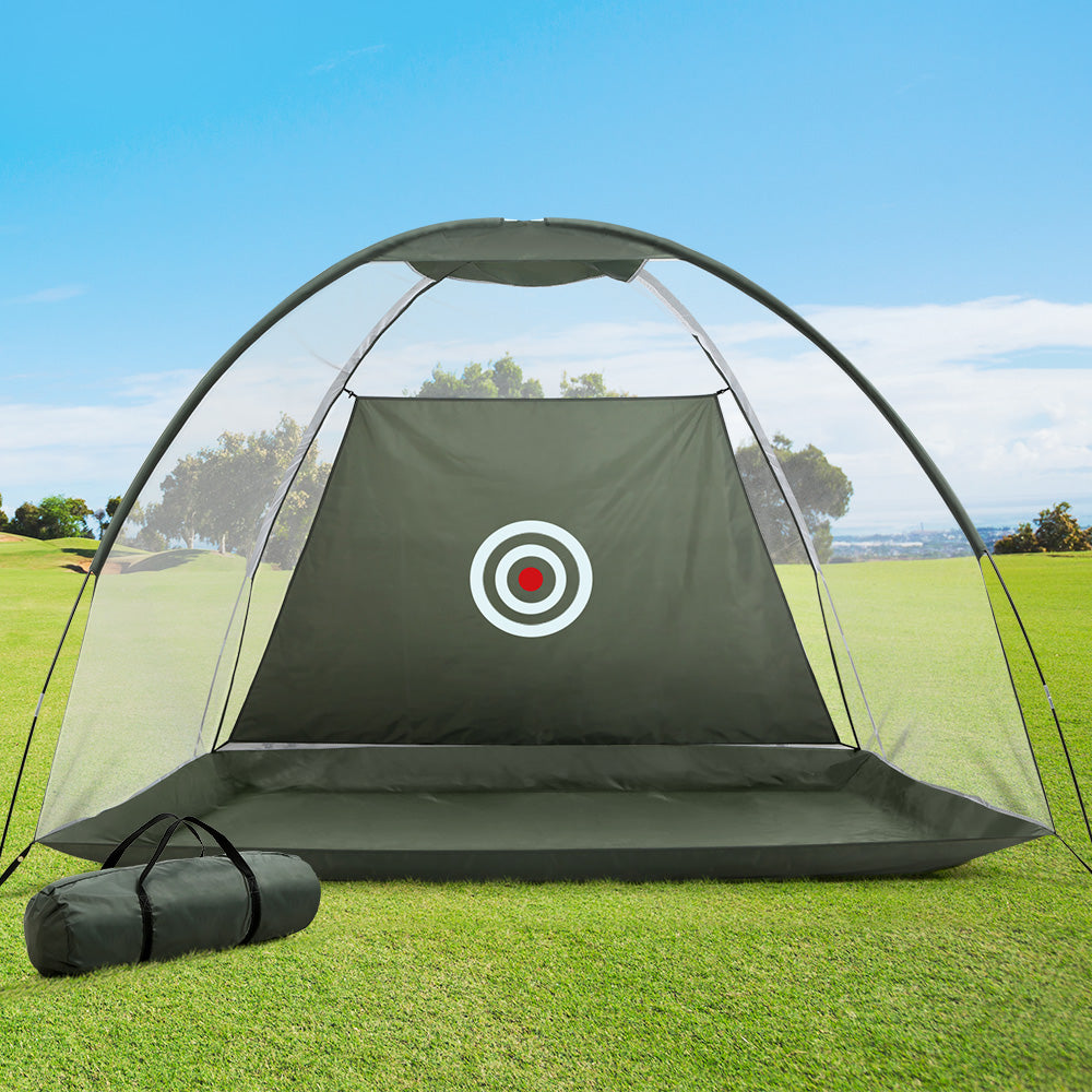 Everfit 3M Golf Practice Net Portable Training Tent Green