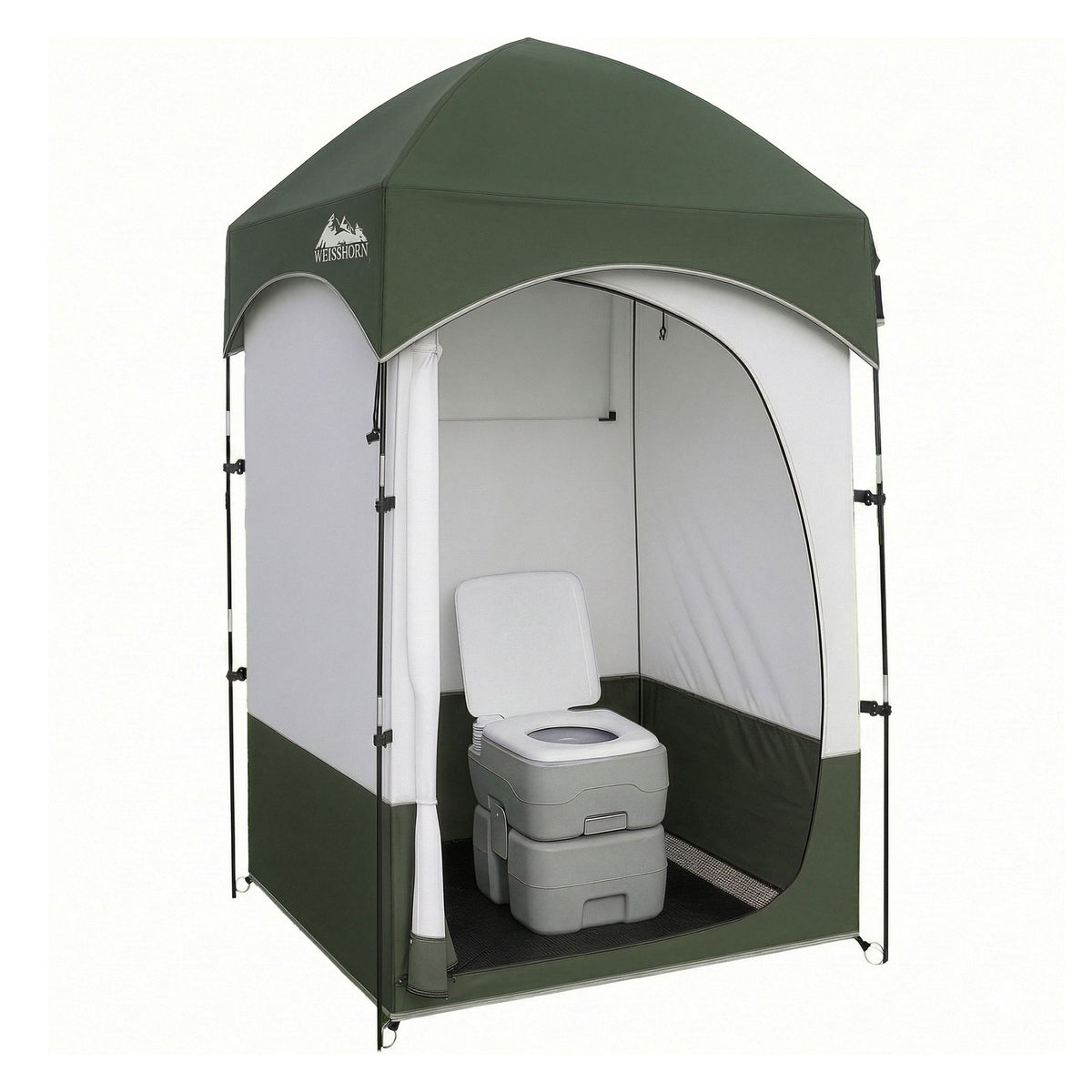 Weisshorn 20L Portable Camping Toilet and Shower Tent Set