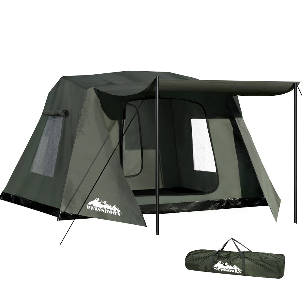Weisshorn 2-3 Person Instant Camping Tent Green