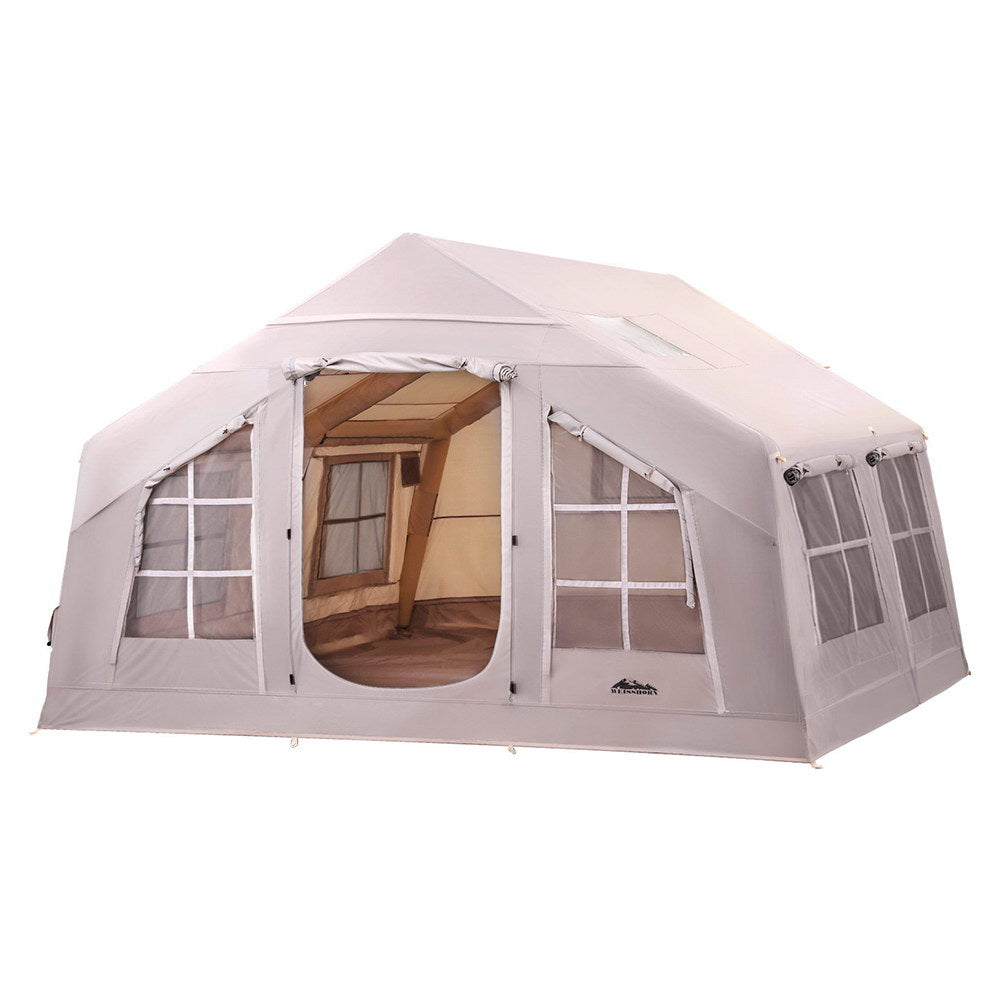 Weisshorn 6-Person Inflatable Beach Tent Brown