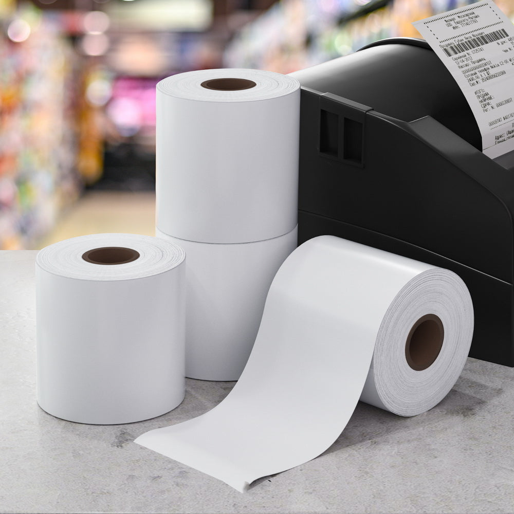 100 Rolls 80x80mm Thermal Receipt Paper White