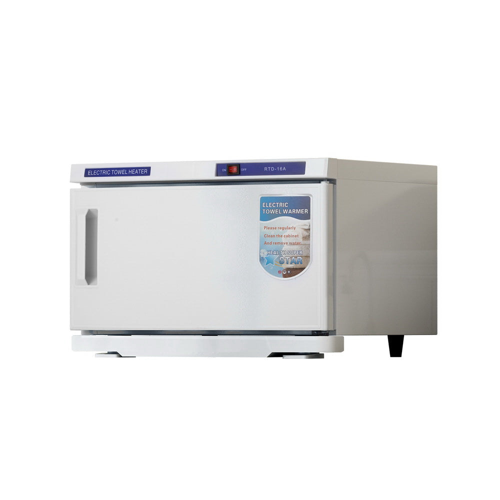 Devanti 16L Towel Warmer UV Steriliser Heater Cabinet White