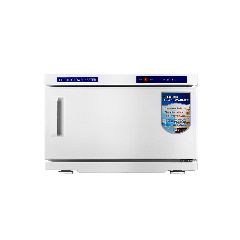 Devanti 16L Towel Warmer UV Steriliser Heater Cabinet White