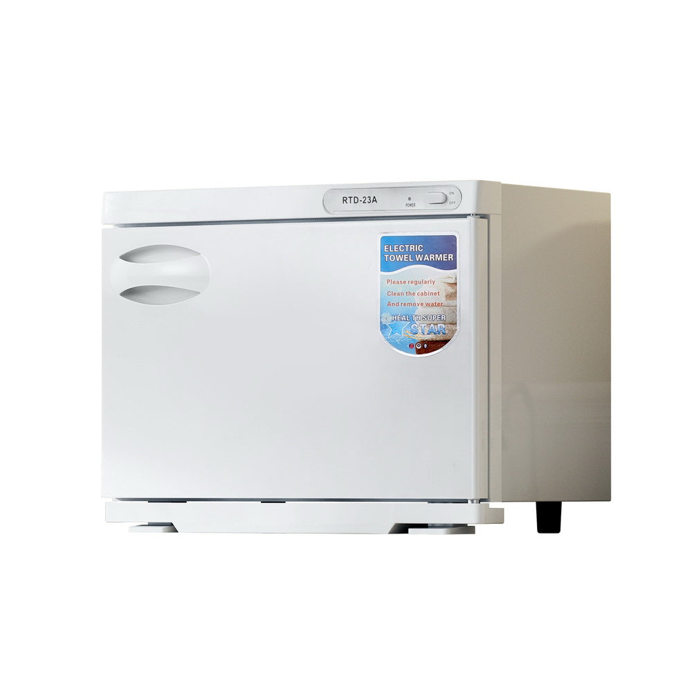 Devanti 23L Towel Warmer UV Steriliser Cabinet White