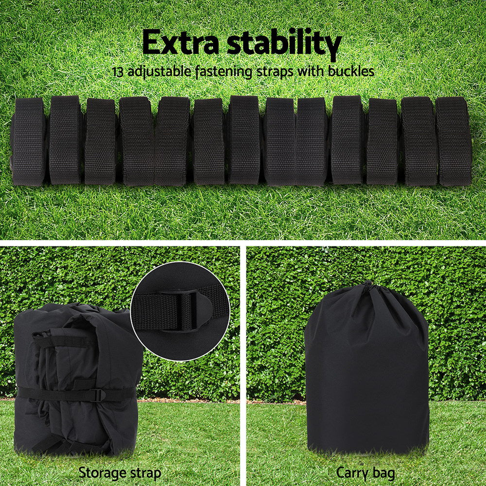 Seamanship 19-21ft Boat Cover Trailerable Marine Grade Heavy Duty Black