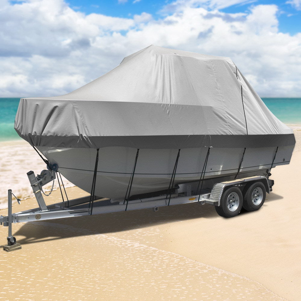 Seamanship 19-21ft Boat Cover Trailerable Heavy Duty Grey