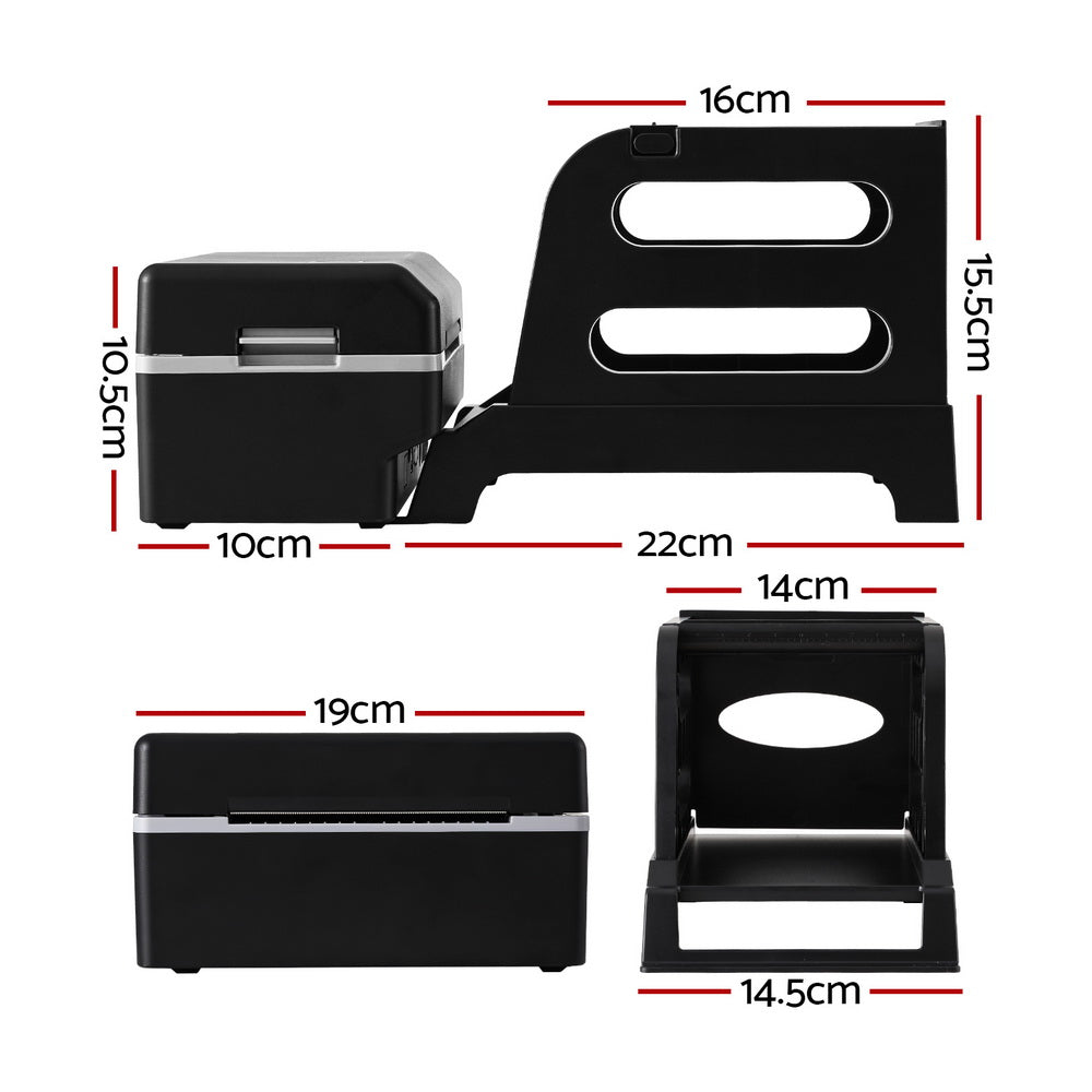 Thermal USB Label Printer with Stand 203dpi High-Speed