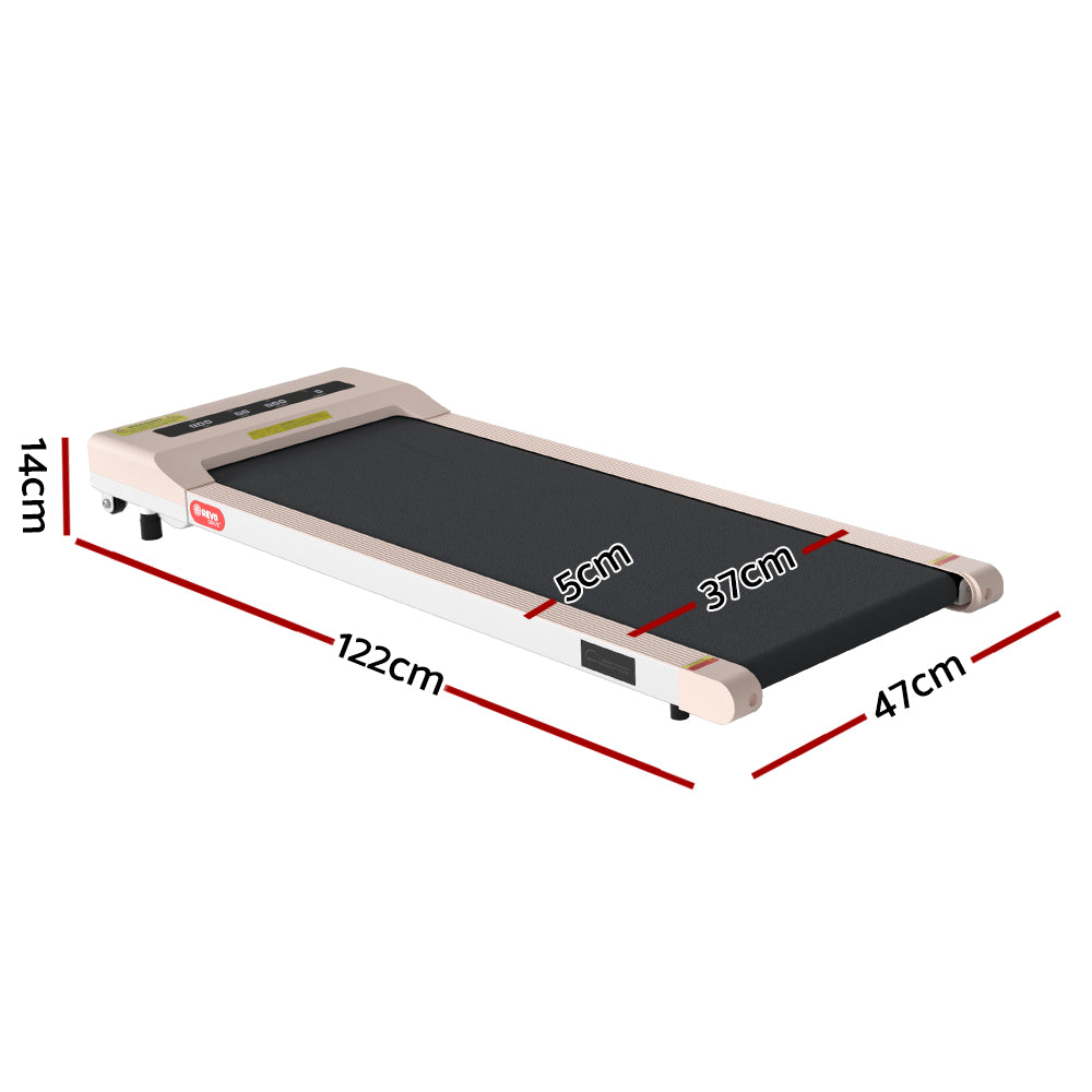 Everfit 360mm Electric Walking Pad Treadmill Pink