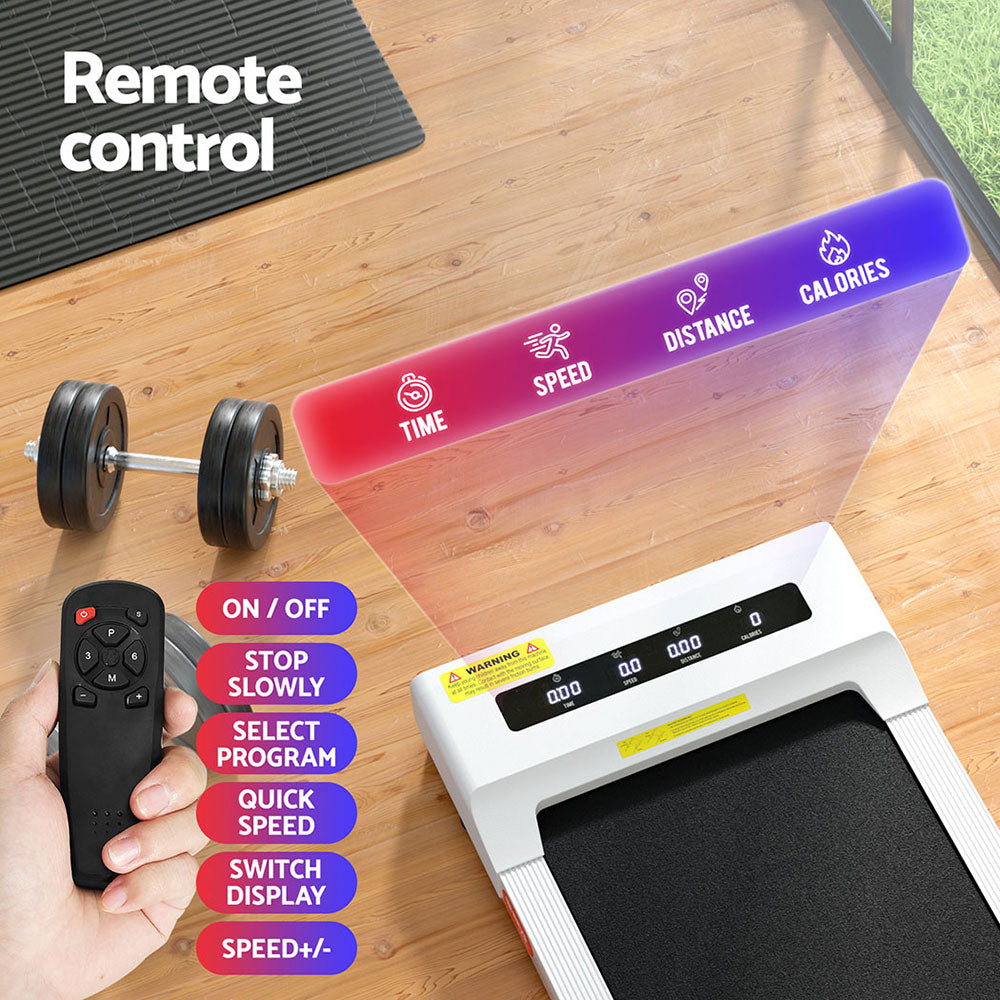 Everfit 360mm Electric Walking Pad Treadmill White