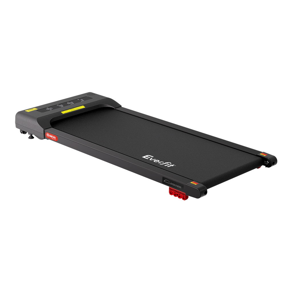 Everfit 380mm Electric Walking Pad Treadmill Incline Black
