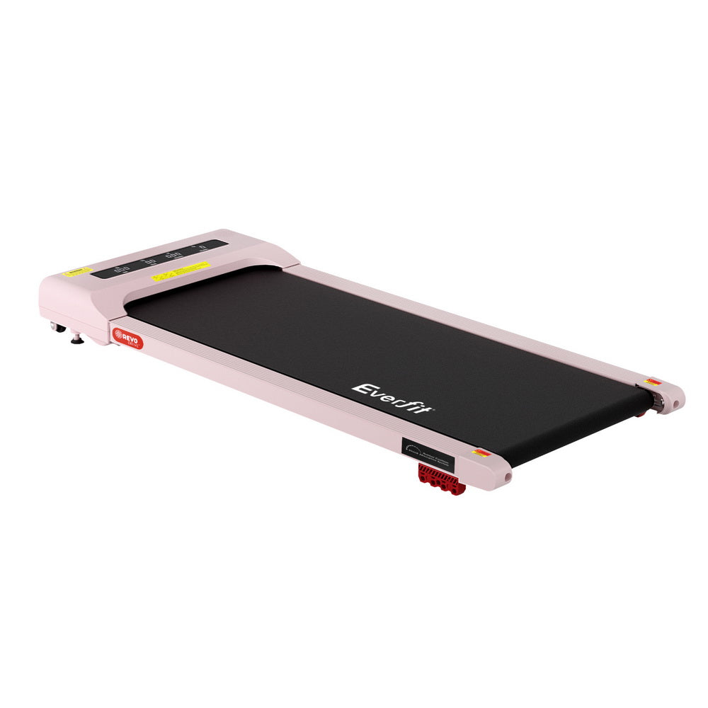 Everfit 380mm Electric Walking Pad Treadmill Pink