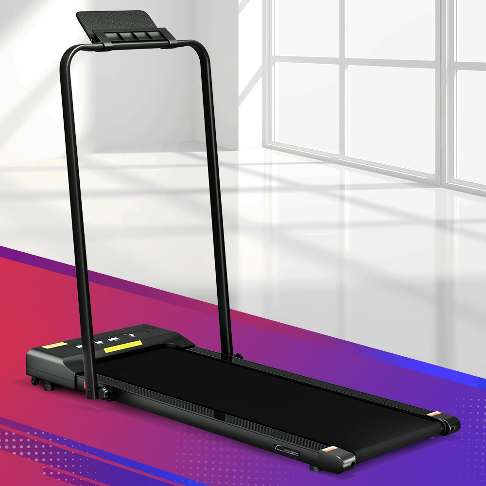 Everfit 380mm Electric Walking Pad Foldable Treadmill Black