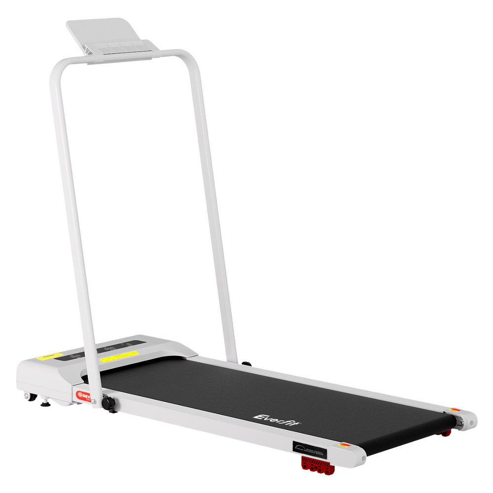 Everfit 380mm Electric Walking Pad Treadmill Incline White