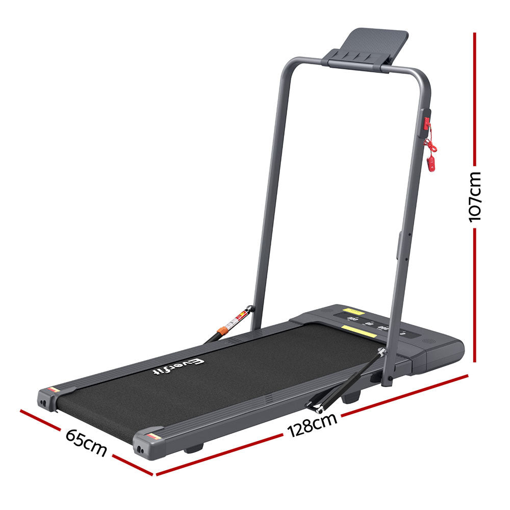 Everfit 400mm Walking Pad Treadmill Under Desk Grey