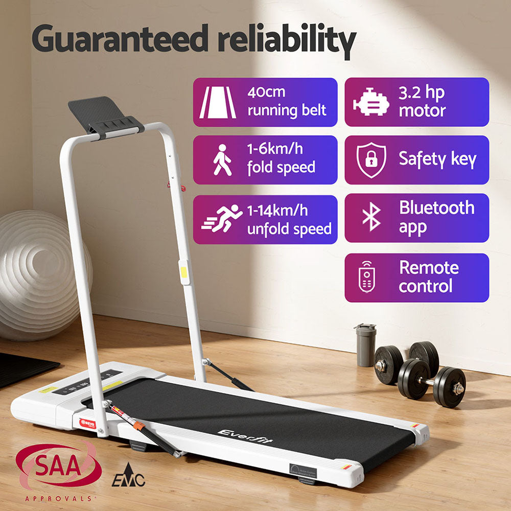 Everfit 400mm Treadmill Electric Walking Pad White