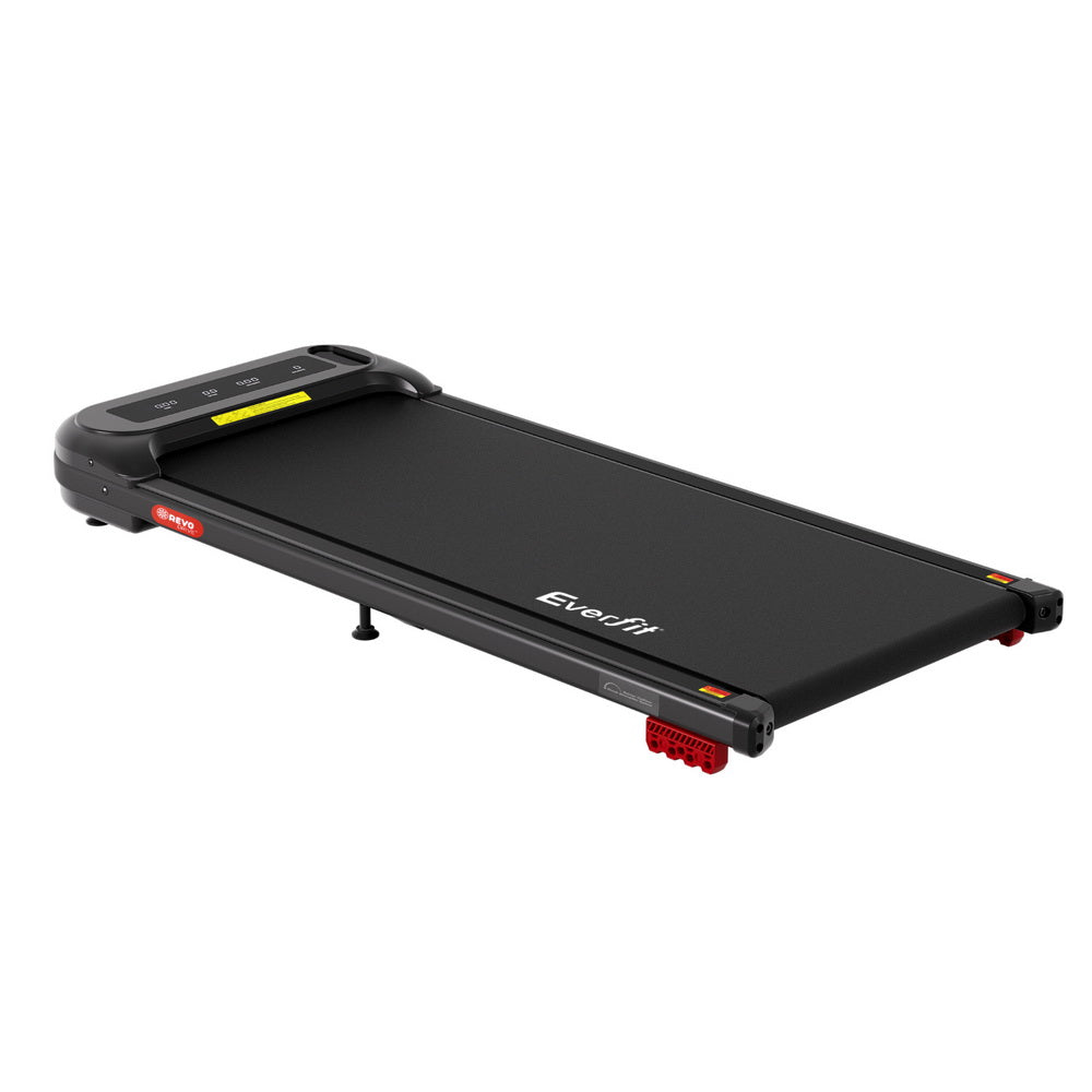 Everfit Electric Walking Pad Treadmill Under Desk Home Gym Black