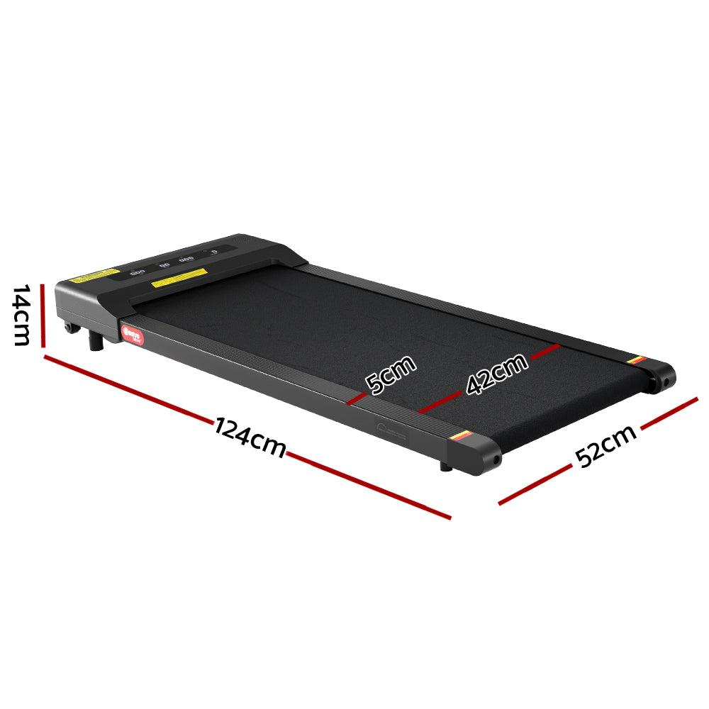 Everfit 400mm Electric Walking Pad Treadmill Black