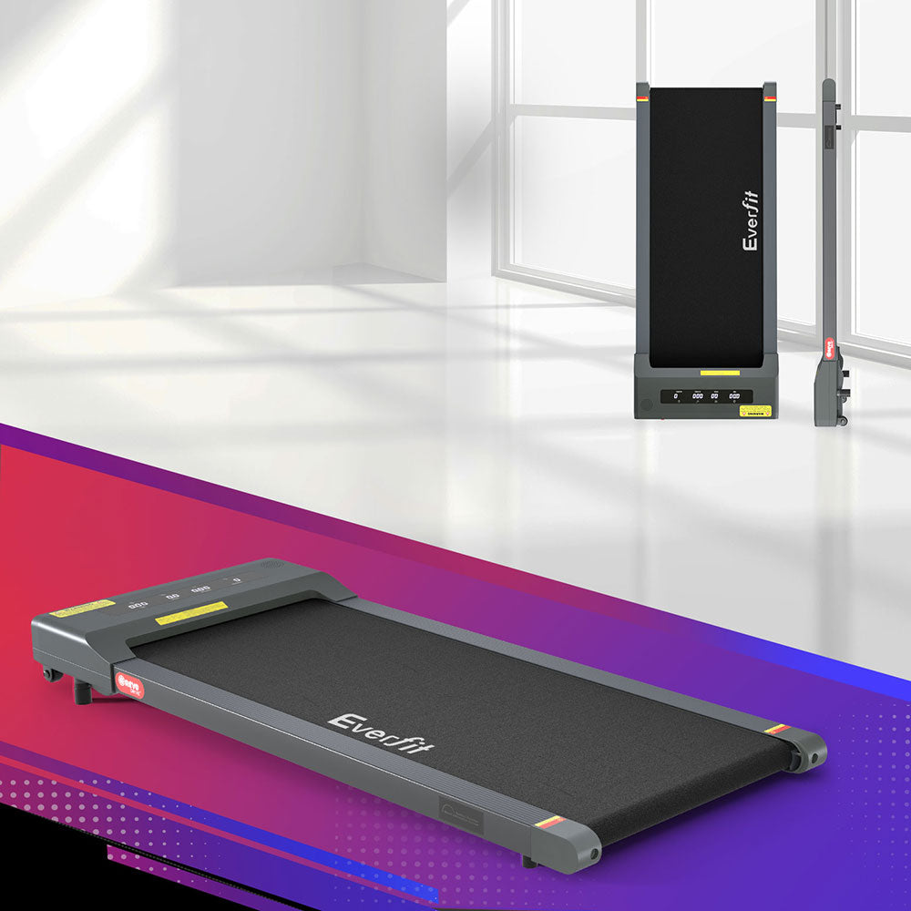 Everfit 400mm Electric Walking Pad Treadmill Grey