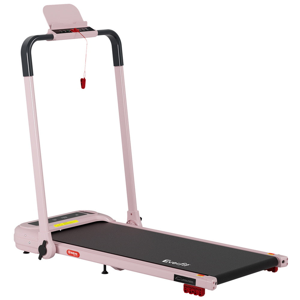 Everfit Electric Walking Pad Foldable Treadmill Pink