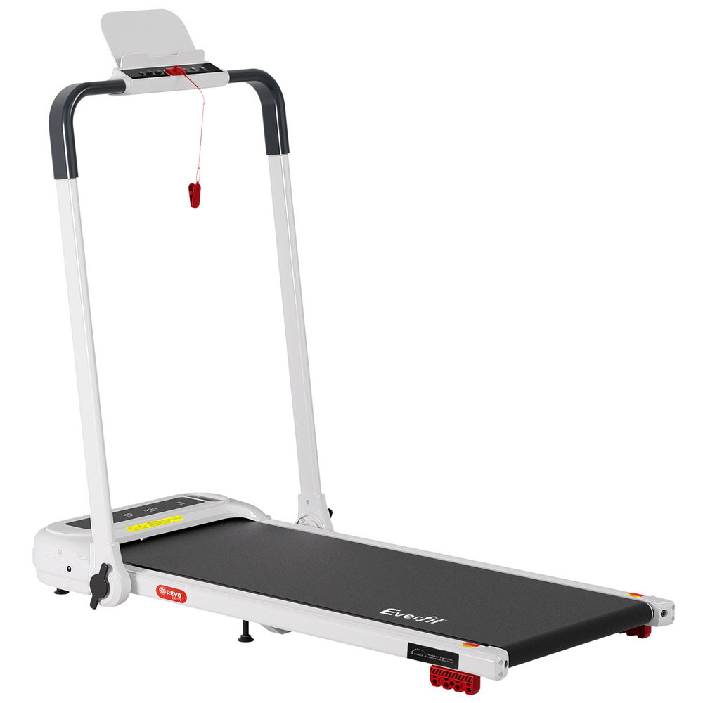 Everfit Foldable Electric Walking Pad Treadmill White