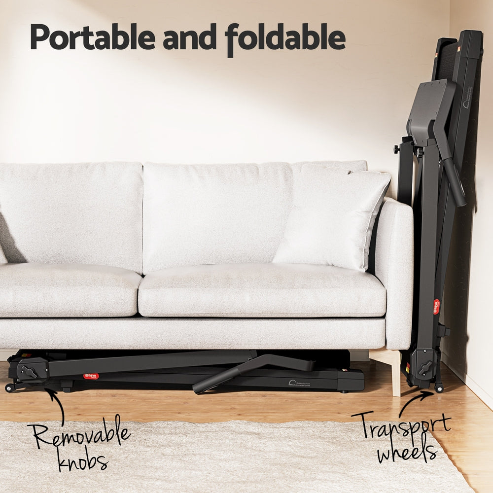 Everfit 420mm Electric Treadmill Foldable Black