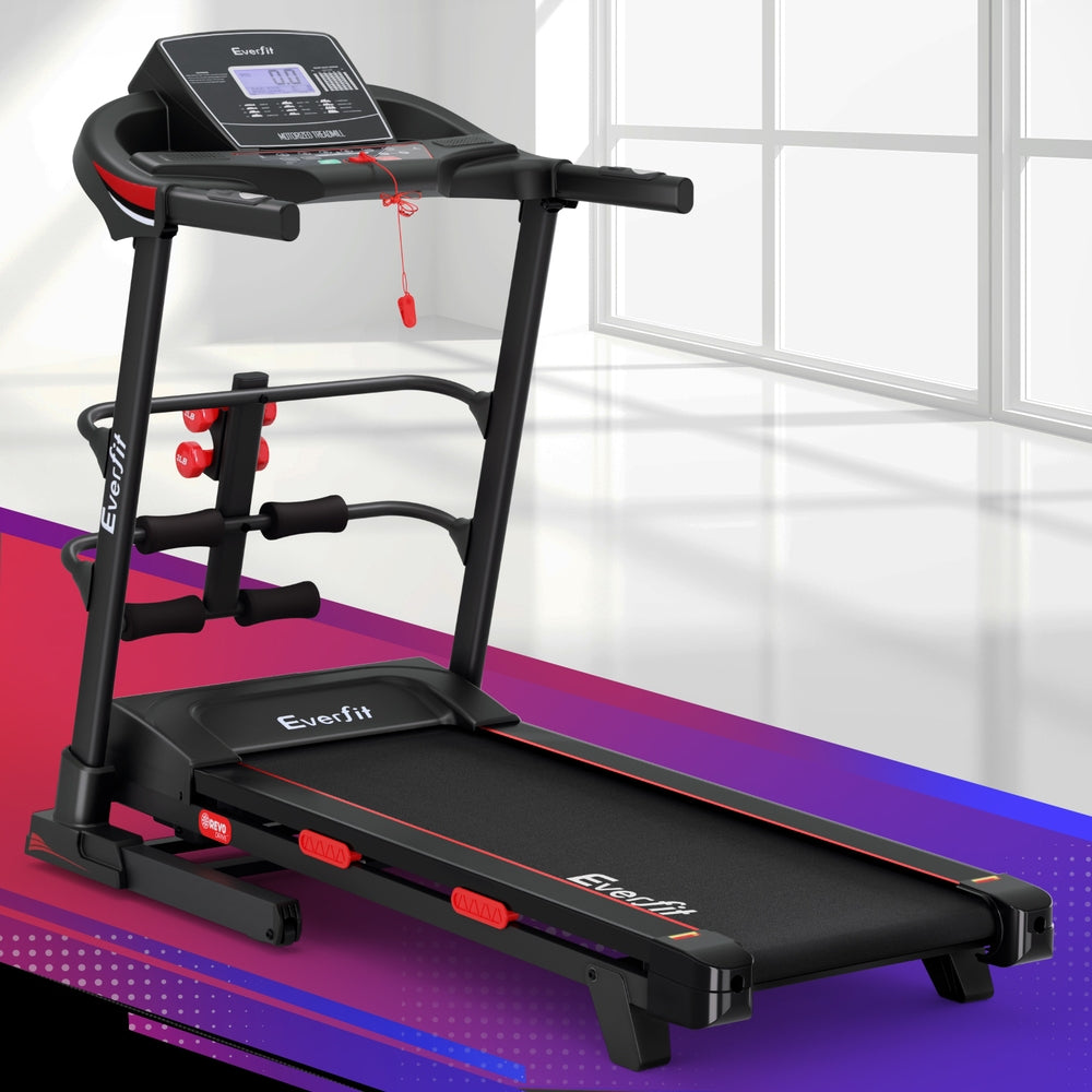 Everfit 420mm Treadmill Electric Home Gym Black Red