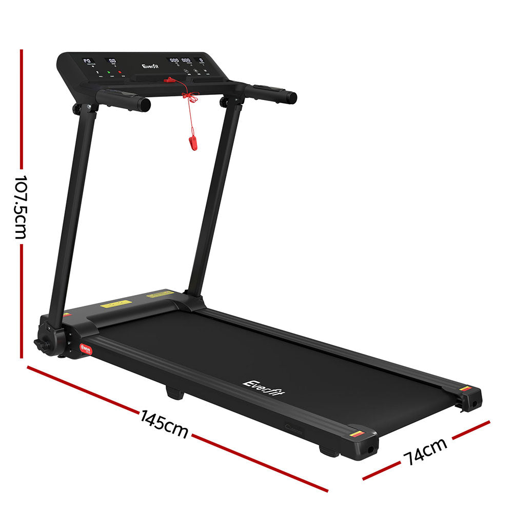 Everfit 450mm Treadmill Electric Foldable Black