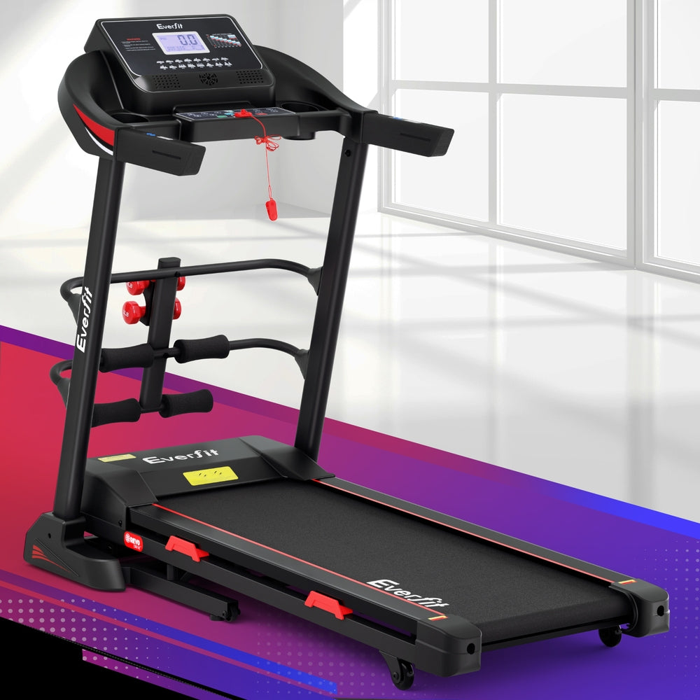 Everfit 450mm Treadmill Electric Home Gym Black Red