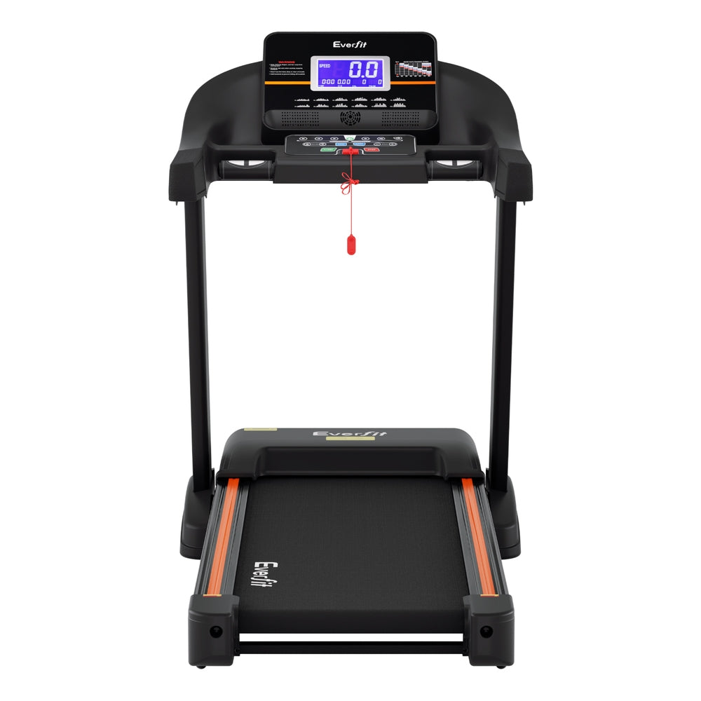 Everfit 490mm Treadmill Electric Auto Incline Black/Orange