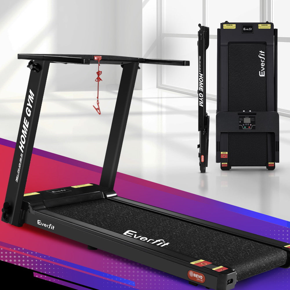 Everfit Electric Treadmill Foldable Home Gym 420mm Black