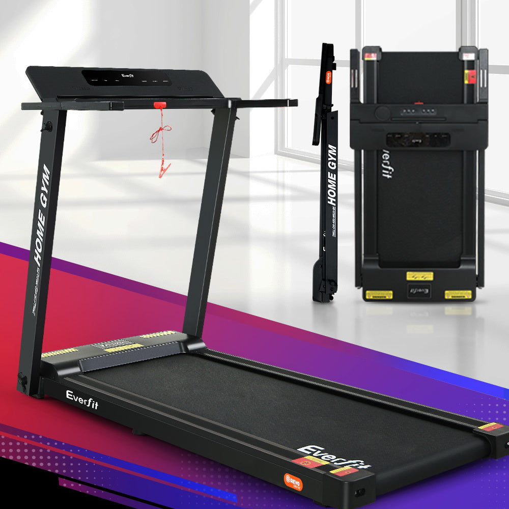 Everfit 450mm Electric Treadmill Foldable Black