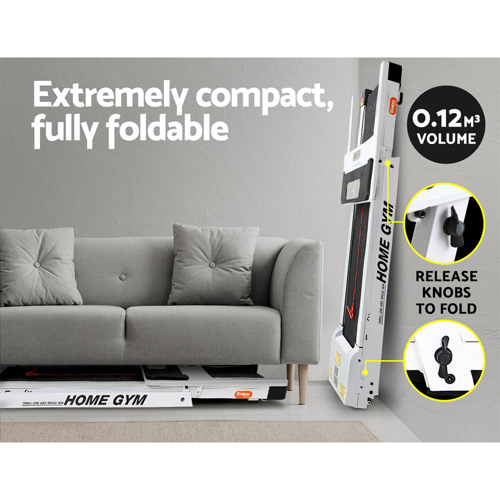 Everfit 450mm Electric Treadmill Foldable Home Gym White