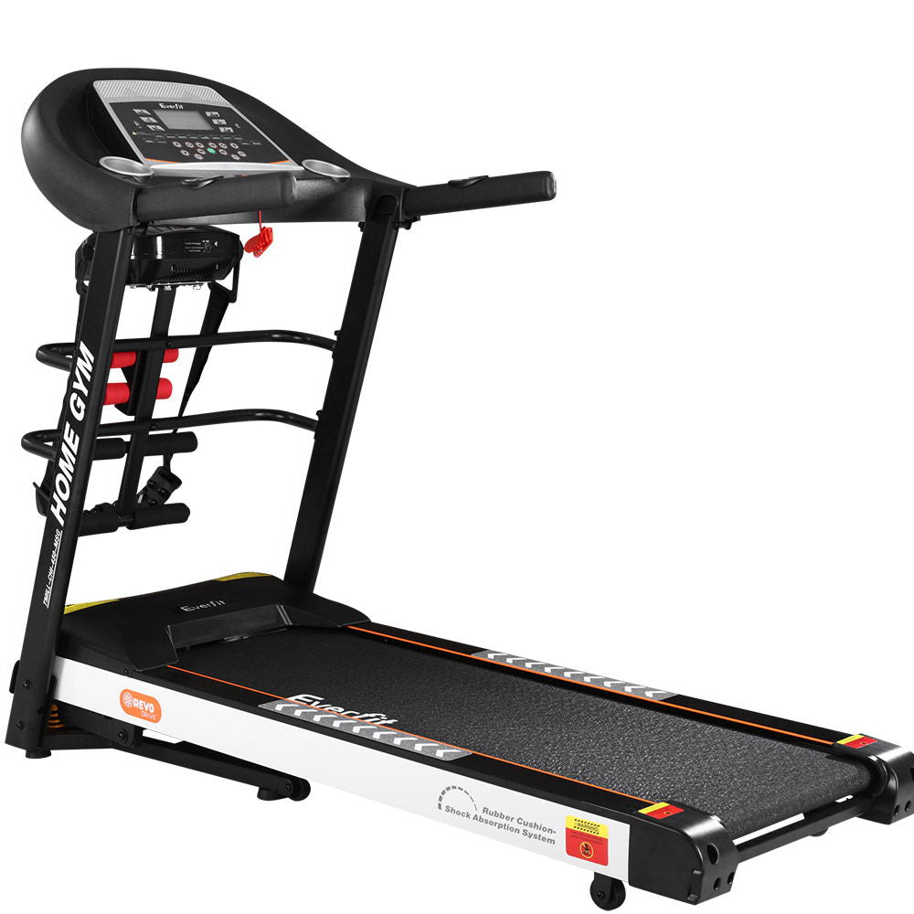 Everfit 450mm Electric Treadmill Home Gym Fitness Machine Black & White