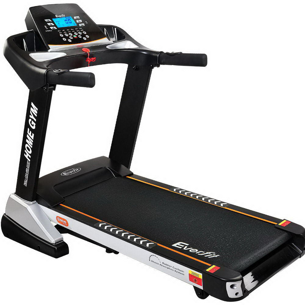 Everfit 480mm Electric Treadmill Auto Incline Black/White
