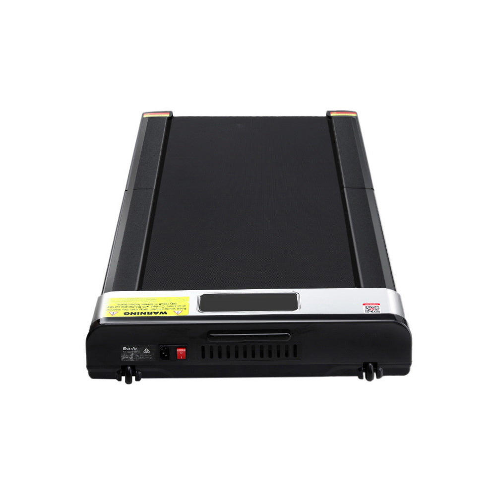 Everfit Foldable Under Desk Treadmill Electric Walking Pad Black