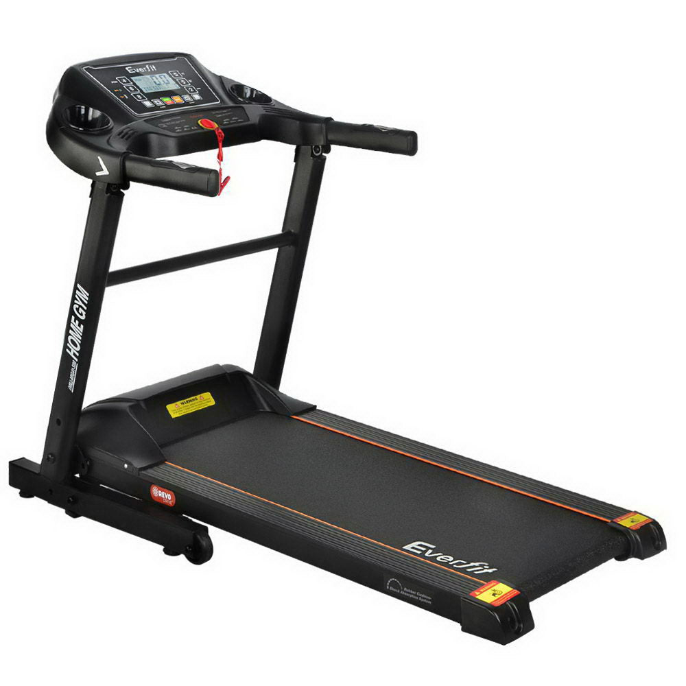 Everfit Electric Treadmill Foldable Home Gym Machine Black