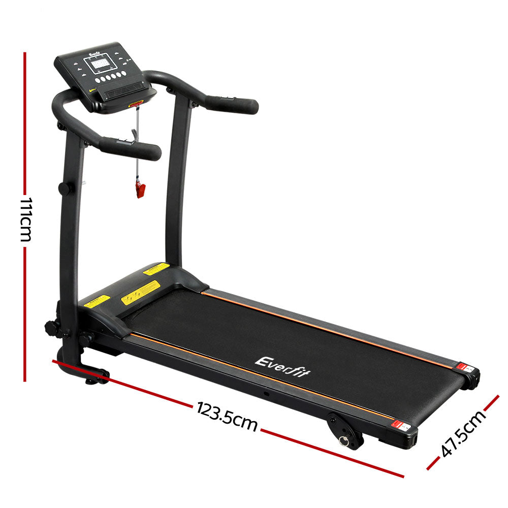 Everfit Foldable Electric Treadmill Home Gym Fitness Black