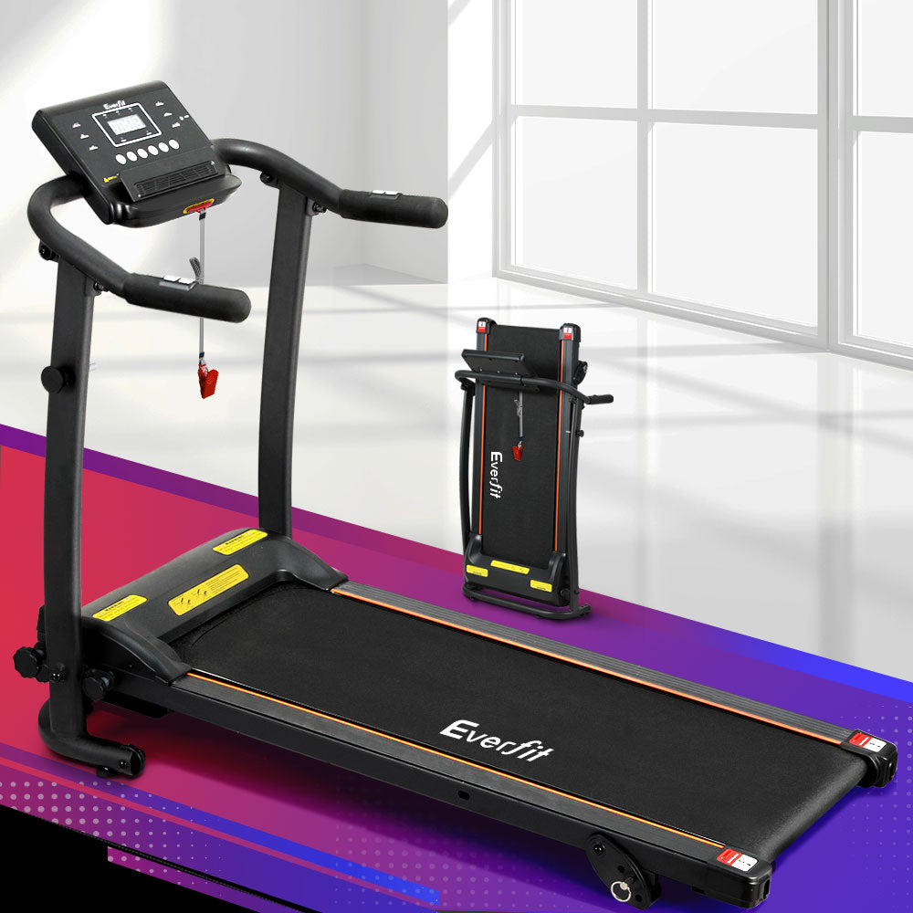 Everfit Foldable Electric Treadmill Home Gym Fitness Black