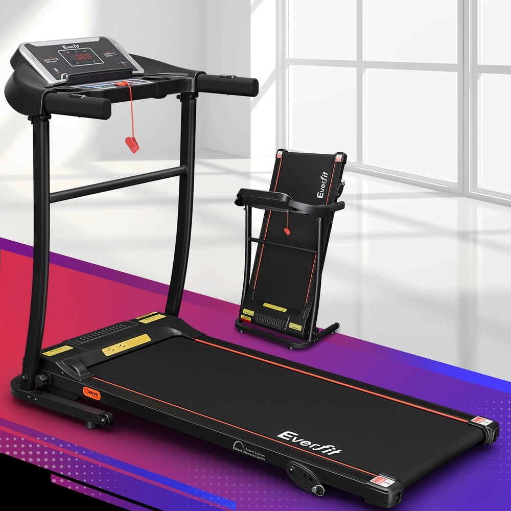 Everfit 400mm Electric Treadmill Home Gym Fitness Incline Black